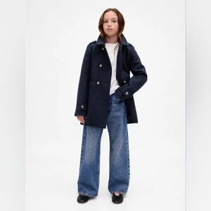 GAP Navy Blue Kids Pea Coat Large